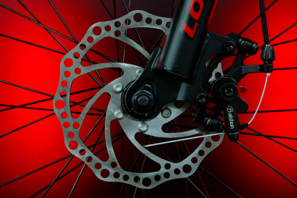 LORAK Fast 24 Матовый Чёрный/Красный