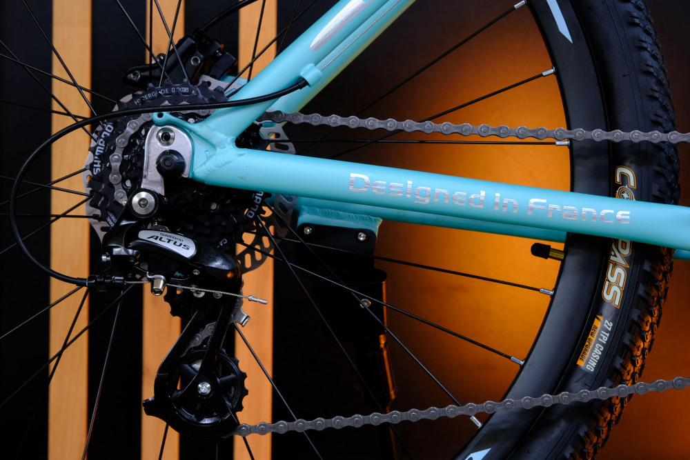 LORAK GLORY 250 HD Матовый Светло Голубой/Серебристый рама 17 (на рост 155-173)